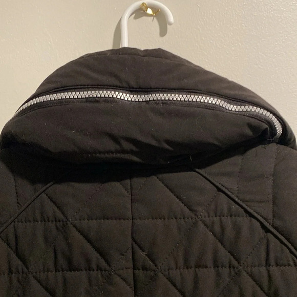Marc New York Quilted Puffer Jacket Black Women's XS/TP Hood in Collar o… - Picture 5 of 10